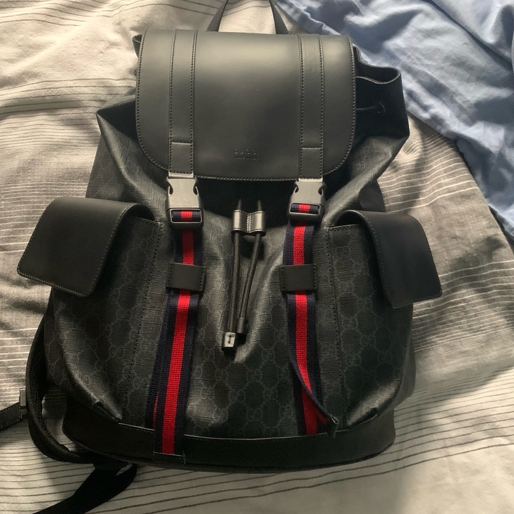 GUCCI GG Backpack BLACK